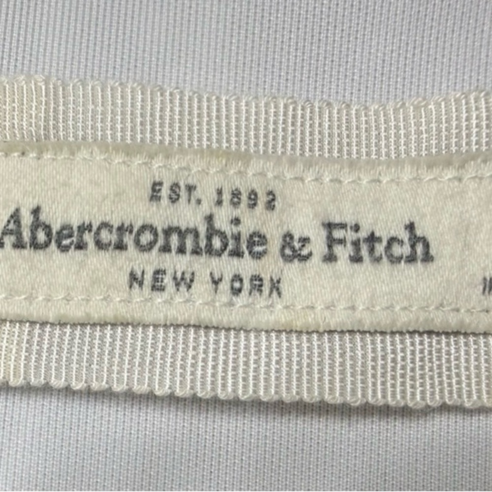 Y2K ABERCROMBIE & FITCH BLUE WHITE ABSTRACT BODYCON MINI DRESS SIZE S STRETCH - Picture 7 of 8